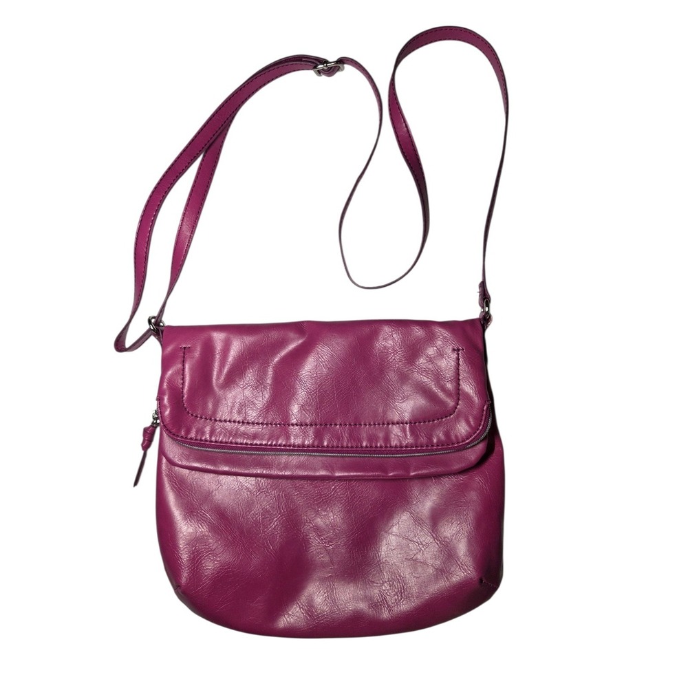 Relic Pink Crossbody Bag Faux Leather‎ About 11x10"
